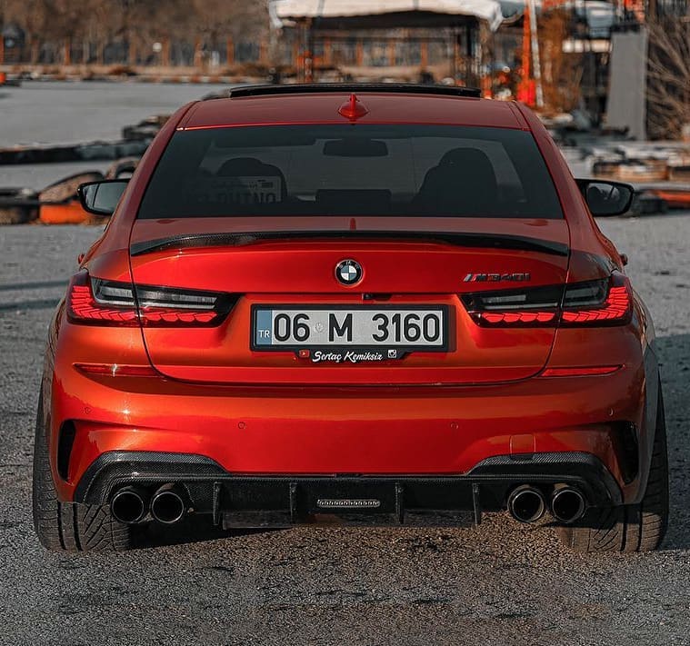 AERO CARBON - BMW M3 G80 / BMW 3 SERIES G20 CARBON REAR SPOILER ( MP STYLE )