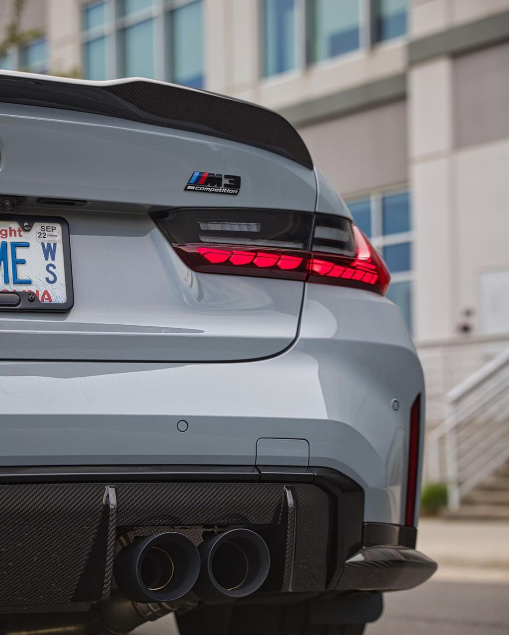 AERO CARBON - BMW M3 G80 / G20 3 SERIES OLED RED GTS TAIL LIGHTS