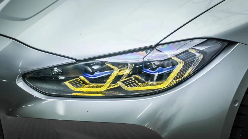 AERO CARBON - BMW M3 G80 / M4 G82 CSL YELLOW DRL LED MODULE SET