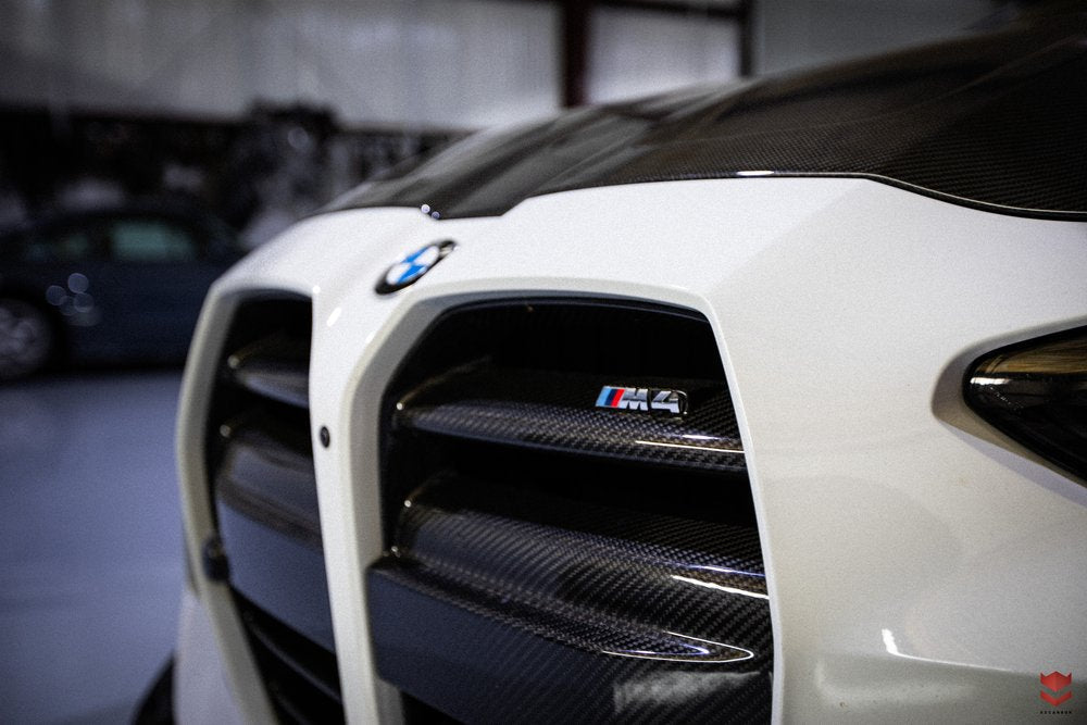 ACHEN CYBE - BMW M3 G80 / M4 G82 DRY CARBON FRONT GRILLE OEM STYLE