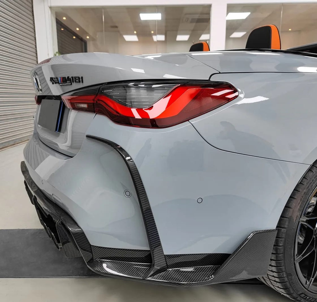 PAKTECHZ - BMW M3 G80 / M4 G82 DRY CARBON REAR SIDE WINGS + CANARDS