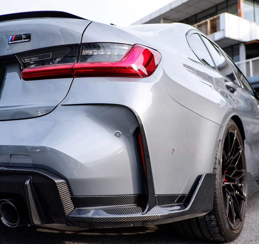 PAKTECHZ - BMW M3 G80 / M4 G82 DRY CARBON REAR SIDE WINGS + CANARDS