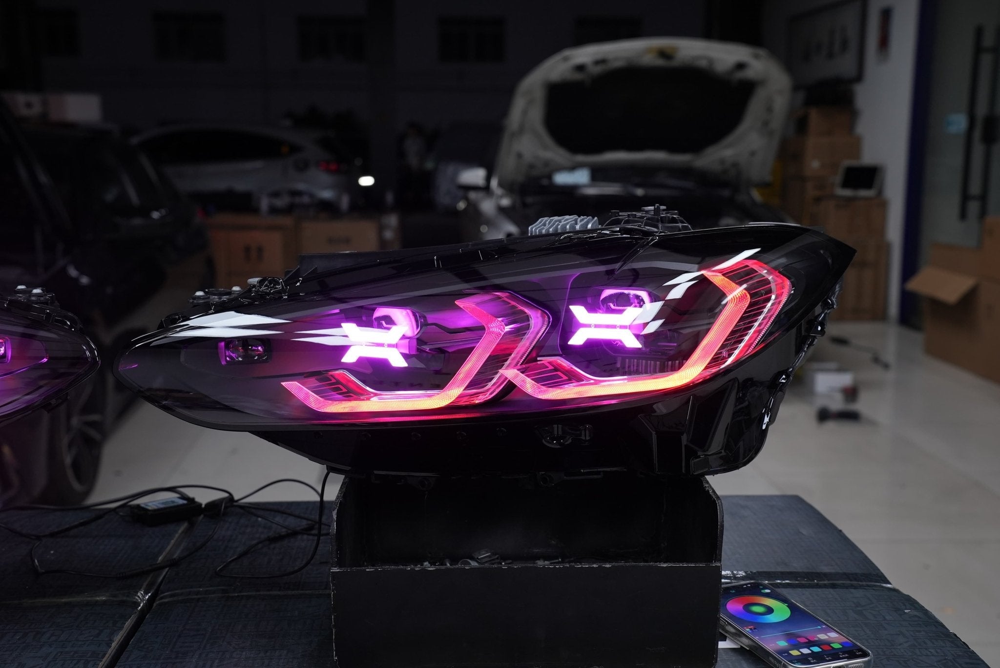 AERO CARBON - BMW M3 G80 / M4 G82 XX STYLE RGB LASER HEADLIGHTS