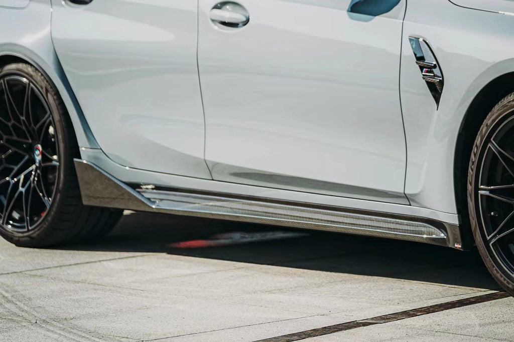 AERO CARBON - BMW M3 G80 G81 M PERFORMANCE STYLE CARBON SIDE SKIRTS