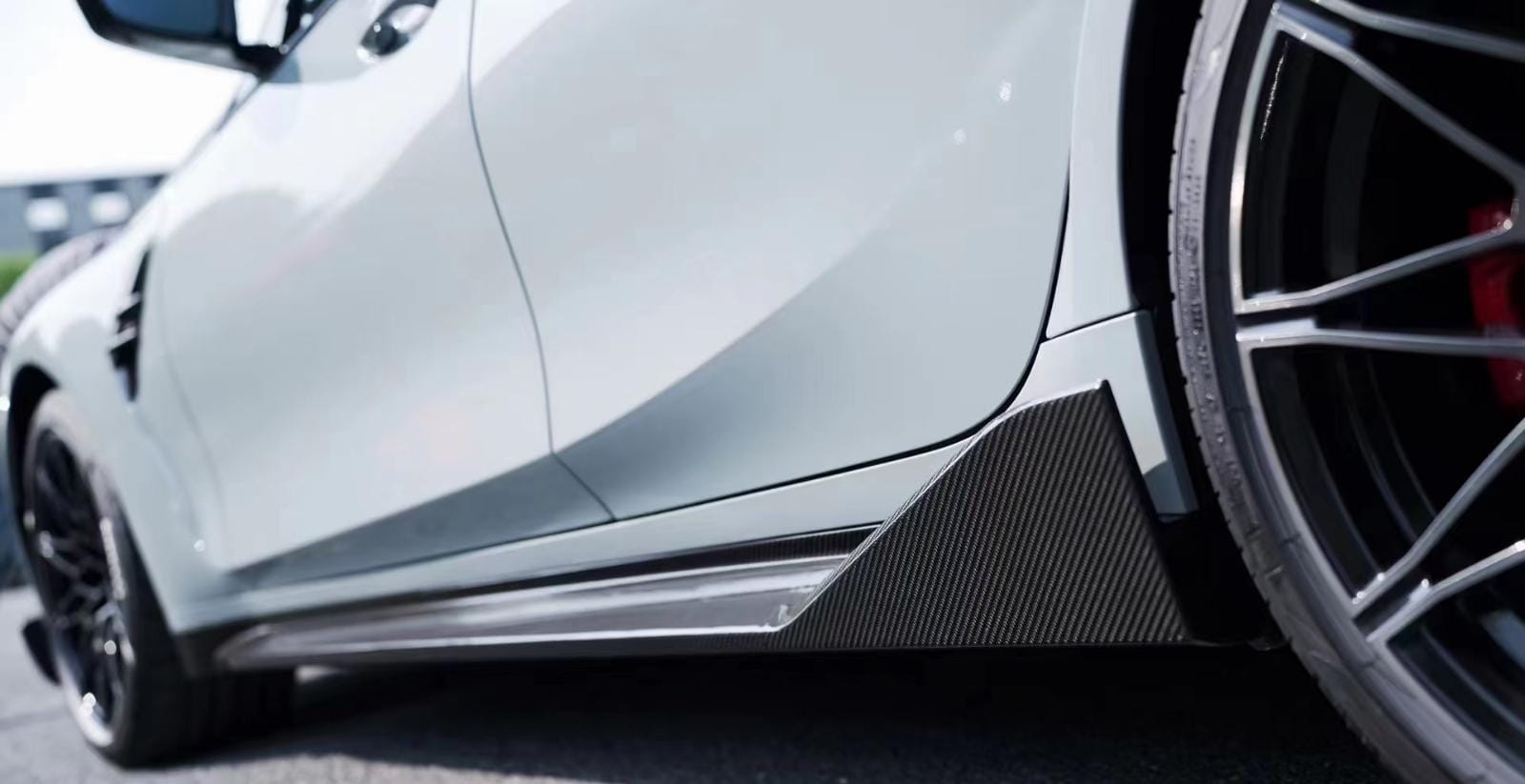 AERO CARBON - BMW M3 G80 G81 M PERFORMANCE STYLE CARBON SIDE SKIRTS