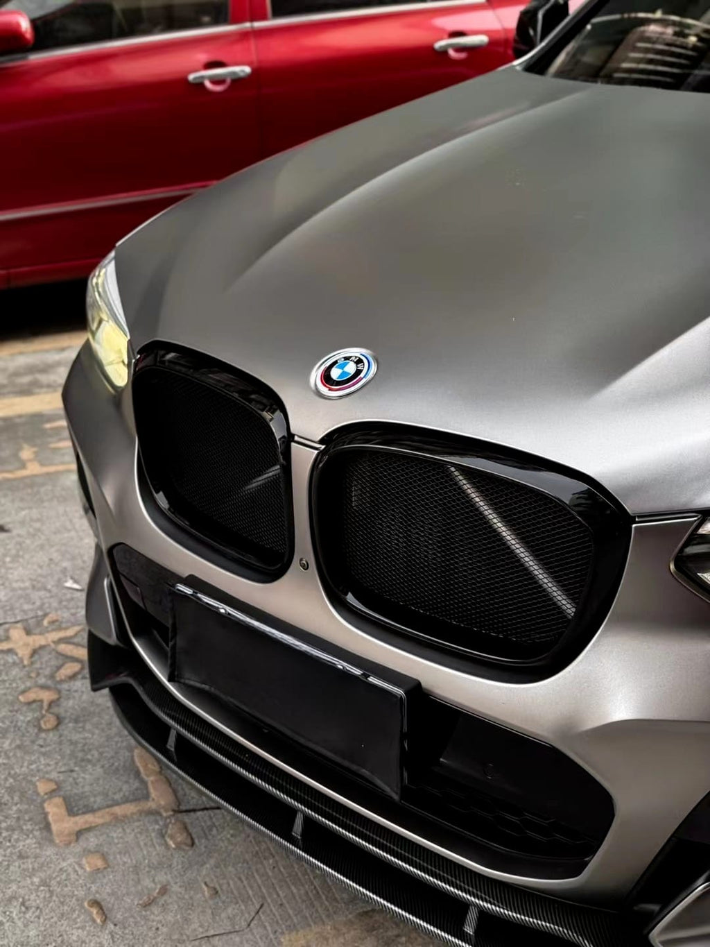 AERO CARBON - BMW X3 G01 / X4 G02 ABS GLOSS BLACK MESH GRILLE