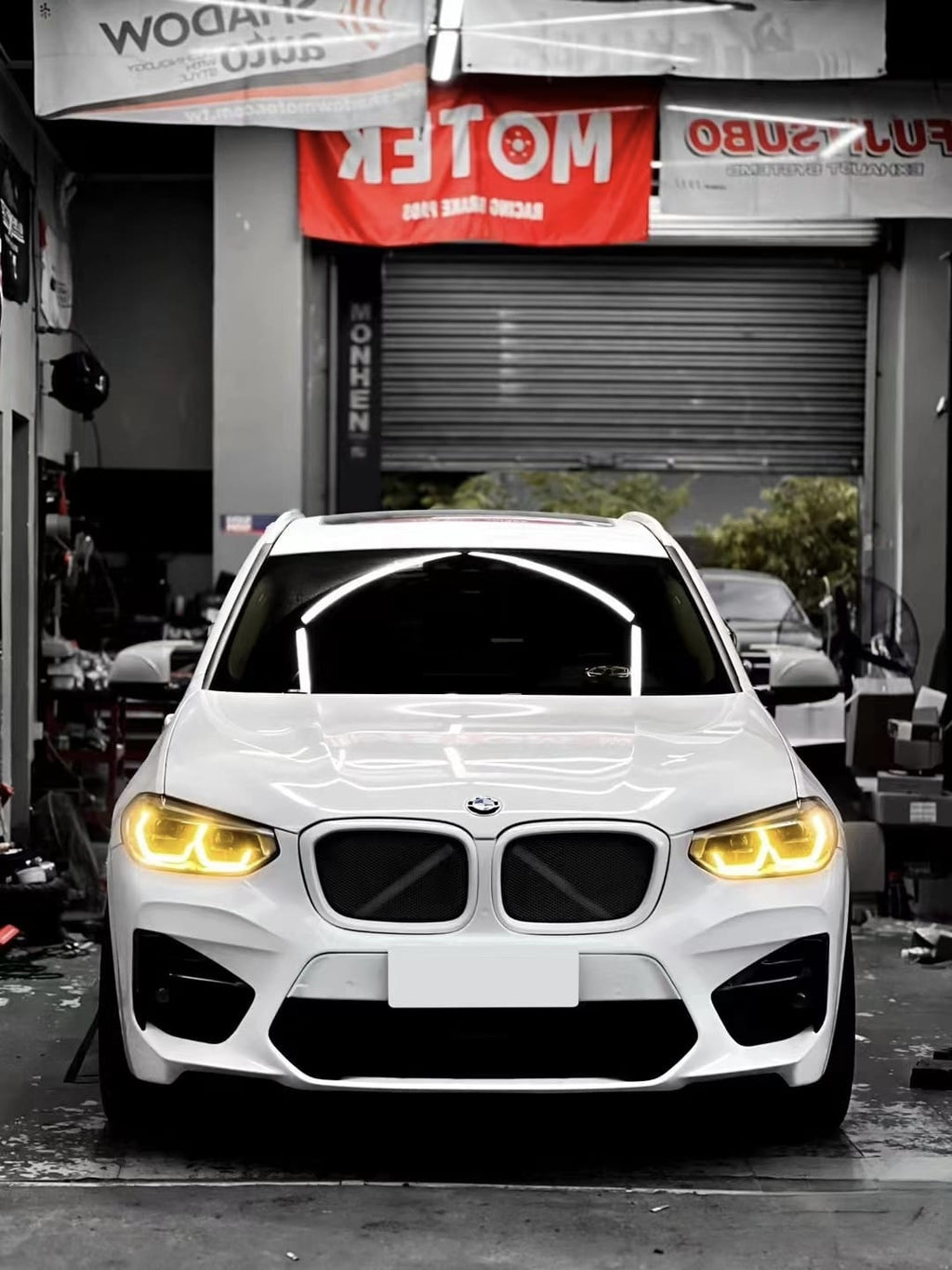 AERO CARBON - BMW X3 G01 / X4 G02 ABS GLOSS BLACK MESH GRILLE