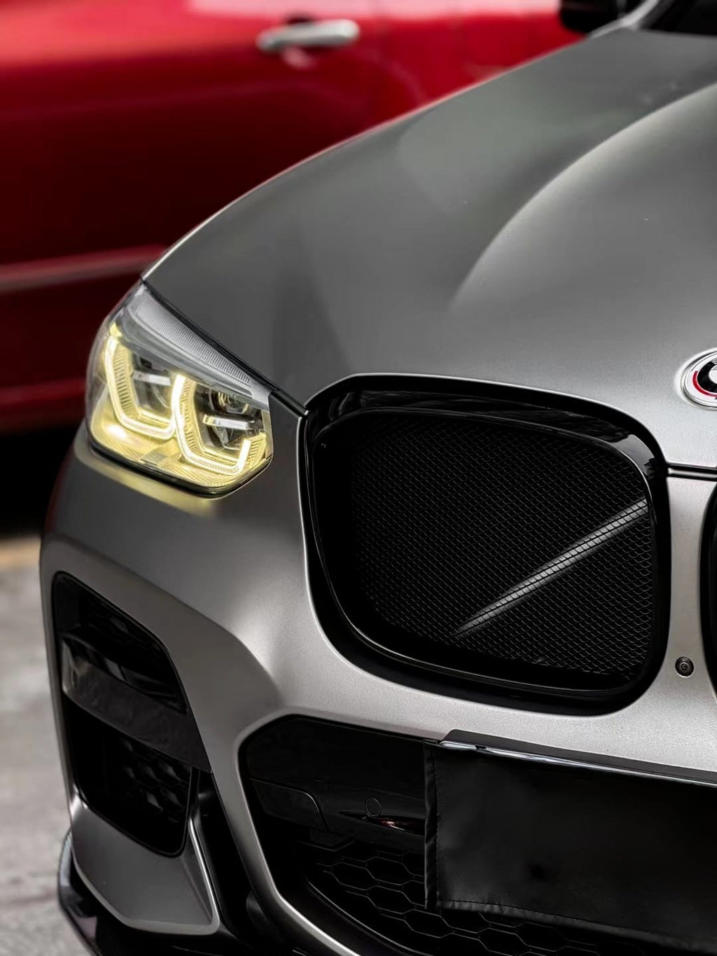 AERO CARBON - BMW X3 G01 / X4 G02 ABS GLOSS BLACK MESH GRILLE
