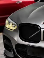 AERO CARBON - BMW X3 G01 / X4 G02 ABS GLOSS BLACK MESH GRILLE