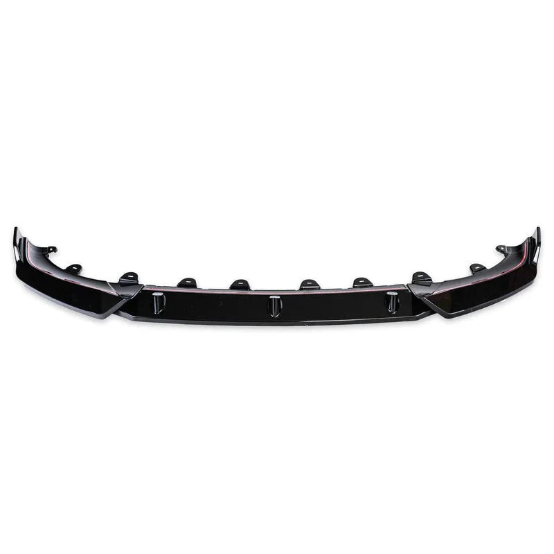 AERO CARBON - BMW X3 G01 / X4 G02 LCI GLOSSY BLACK FRONT LIP MP STYLE