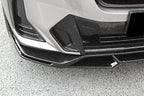 AERO CARBON - BMW X3 G01 / X4 G02 LCI GLOSSY BLACK FRONT LIP V STYLE