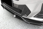 AERO CARBON - BMW X3 G01 / X4 G02 LCI GLOSSY BLACK FRONT LIP V STYLE