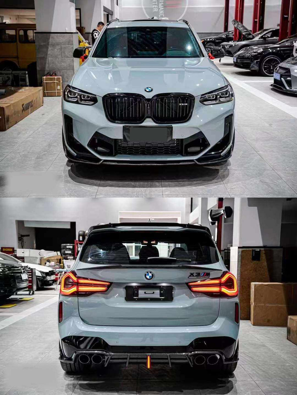 AERO CARBON - BMW X3 X3M F97 LCI FULL CARBON FIBRE BODY KIT BUNDLE