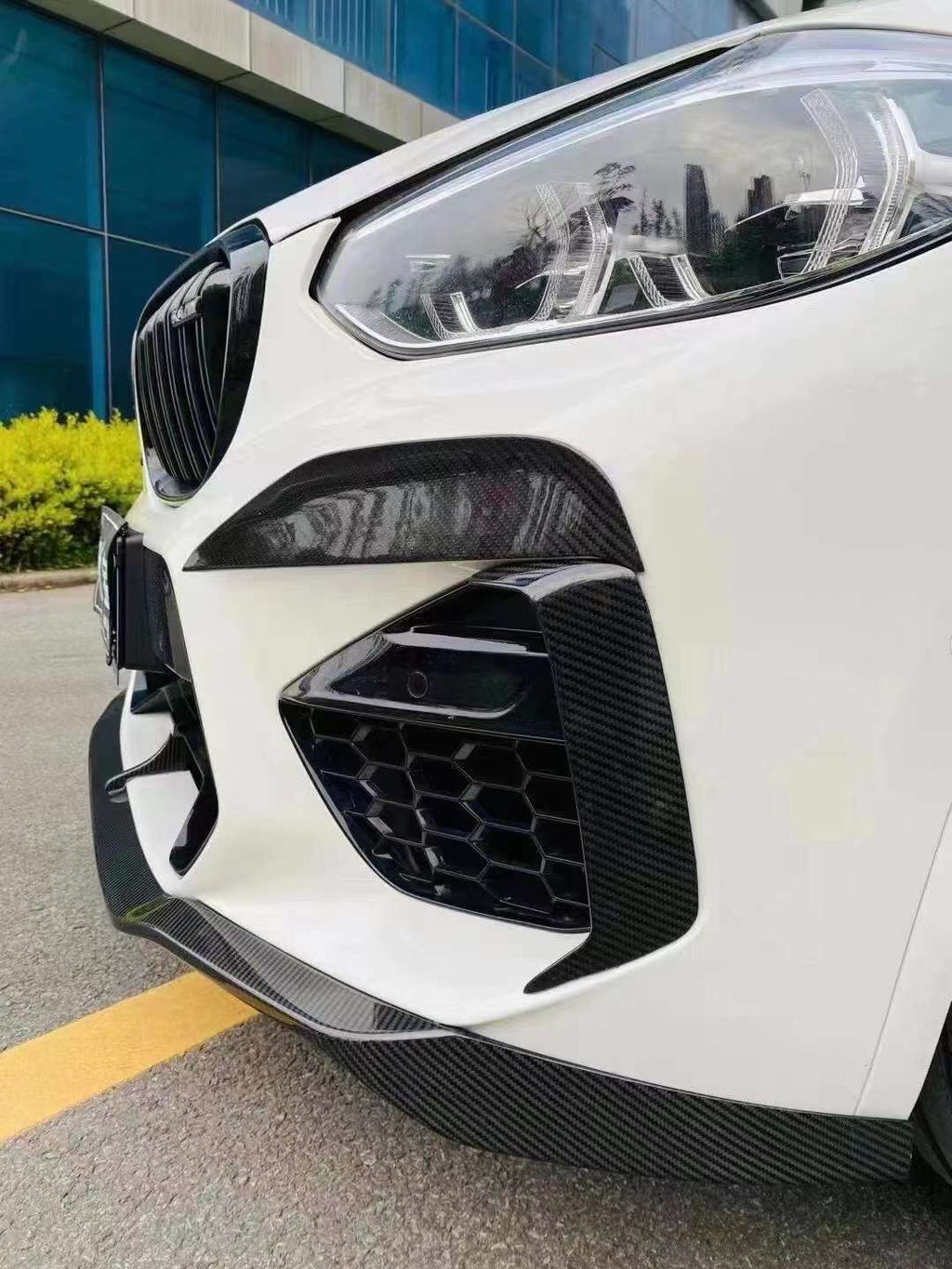 AERO CARBON - BMW X3M F97 / X4M F98 CARBON FRONT LIP KB STYLE