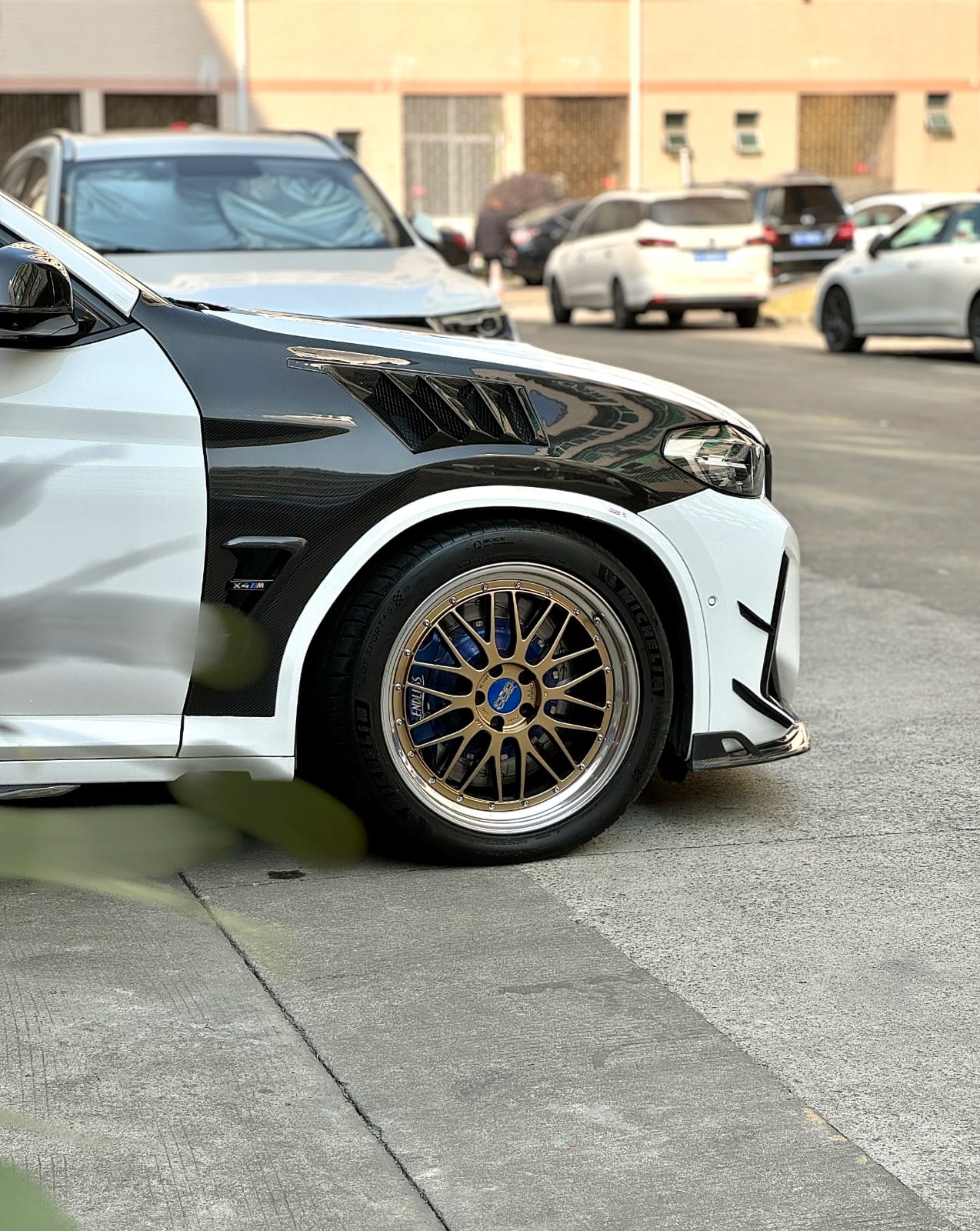 AERO CARBON - BMW X3M F97 / X4M F98 DRY CARBON FIBRE SIDE FENDERS / WINGS