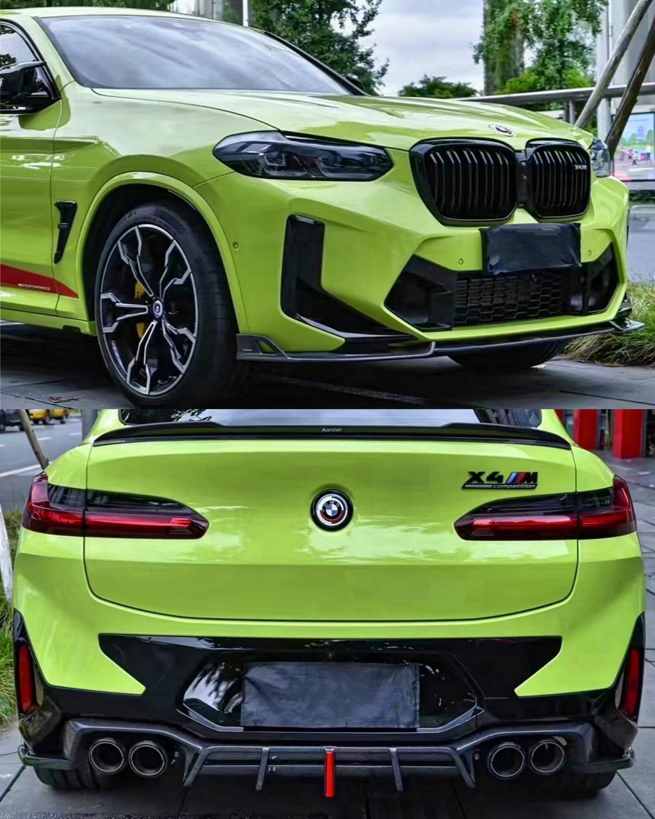 AE DESIGN - BMW X3M F97 / X4M F98 LCI 2022+ CARBON BODY KIT BUNDLE