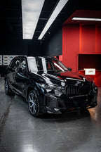 AERO CARBON - BMW X5 G05 LCI ABS GLOSS BLACK FRONT LIP MP VERSION