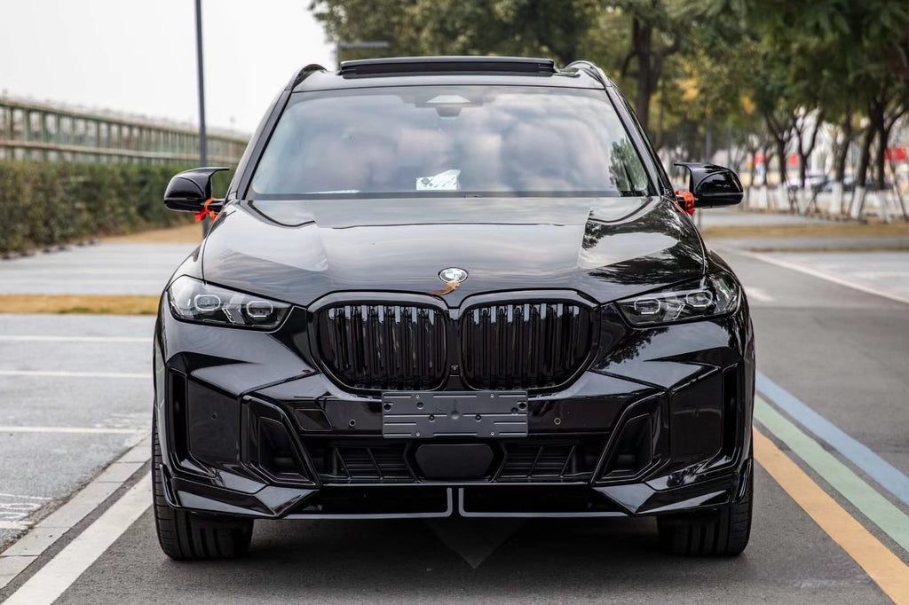 AERO CARBON - BMW X5 G05 LCI ABS GLOSS BLACK FRONT LIP MP VERSION