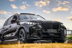 AERO CARBON - BMW X5 G05 LCI ABS GLOSS BLACK FRONT LIP MP VERSION