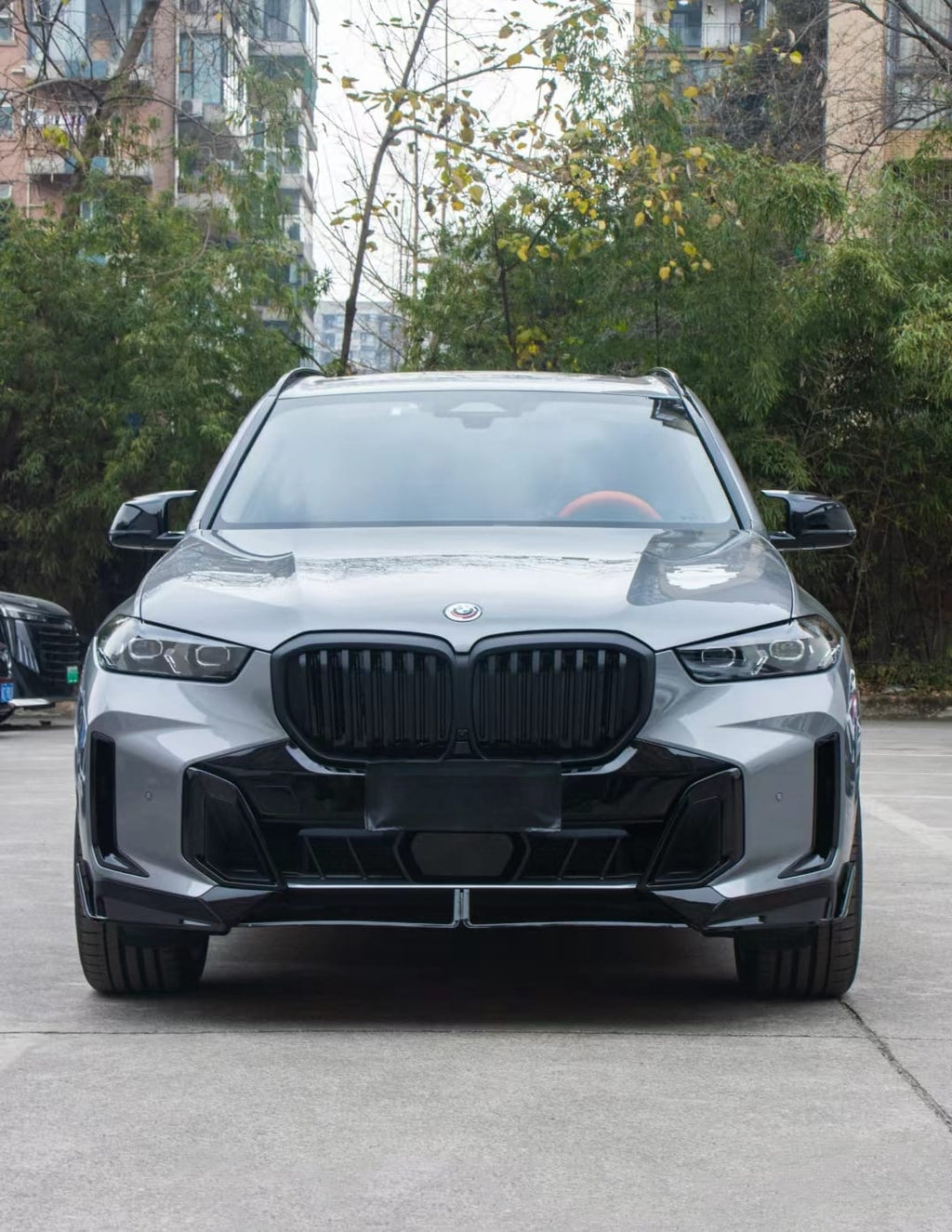 AERO CARBON - BMW X5 G05 LCI ABS GLOSS BLACK FRONT LIP MP VERSION