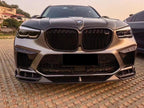 AERO CARBON - BMW X5M F95 / X6M F96 CARBON FIBRE FRONT LIP SPLITTER LD STYLE
