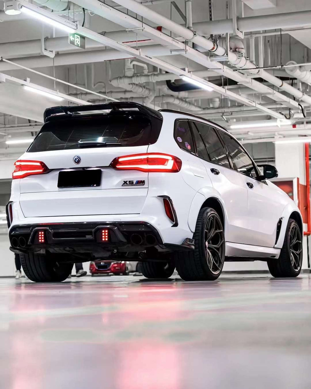 AERO CARBON - BMW X5M F95 / X6M F96 REAR CARBON DIFFUSER LD STYLE