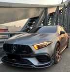 TAKD - MERCEDES A CLASS W177 A45 CARBON FRONT LIP SPLITTER