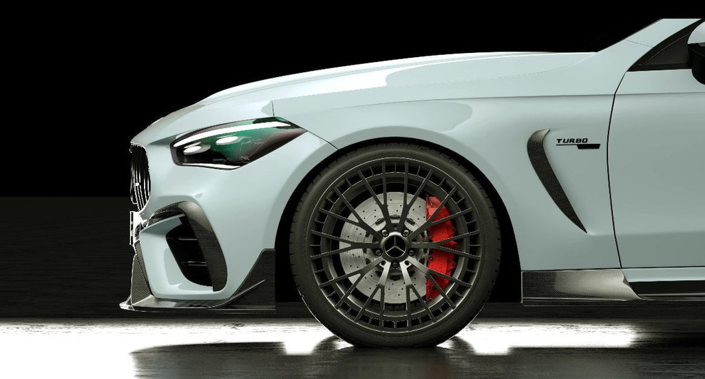 AERO CARBON - MERCEDES BENZ CLE53 DRY CARBON FIBRE FRONT LIP