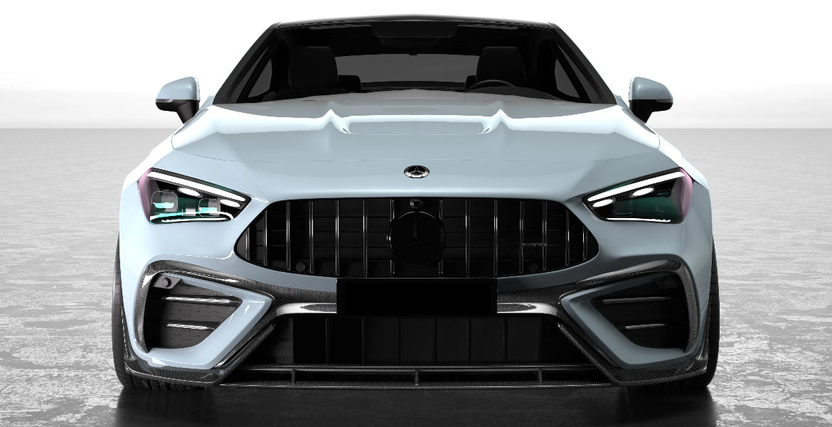 AERO CARBON - MERCEDES BENZ CLE53 DRY CARBON FIBRE FRONT LIP