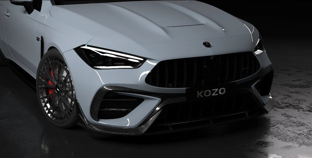 AERO CARBON - MERCEDES BENZ CLE53 DRY CARBON FIBRE FRONT LIP