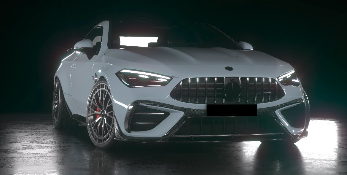 AERO CARBON - MERCEDES BENZ CLE53 DRY CARBON FIBRE FRONT LIP
