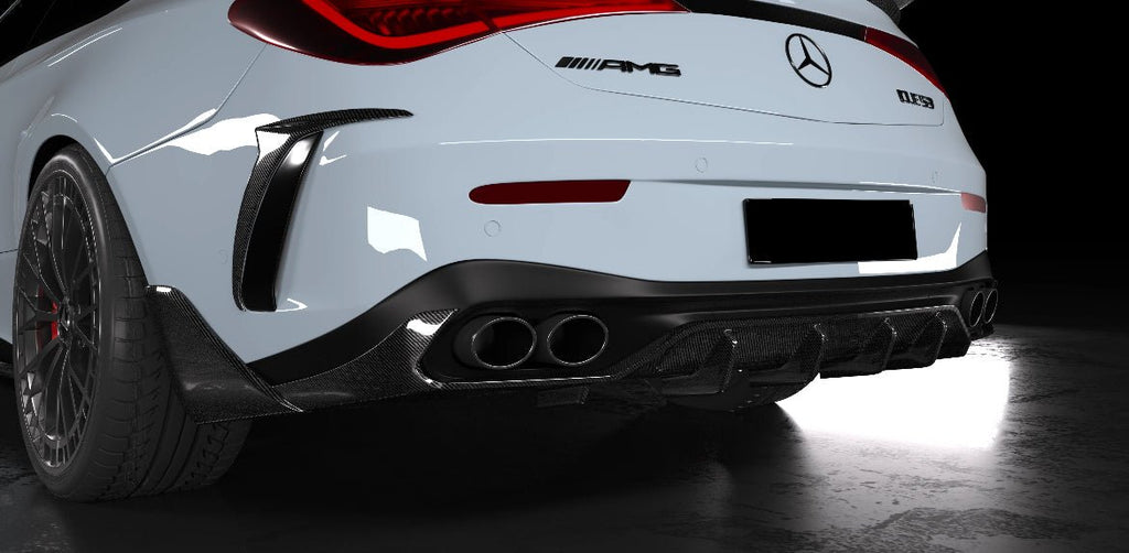 AERO CARBON - MERCEDES BENZ CLE53 DRY CARBON FIBRE REAR DIFFUSER