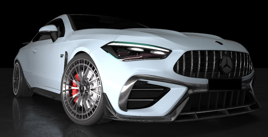 AERO CARBON - MERCEDES BENZ CLE53 DRY CARBON FIBRE SIDE SKIRTS