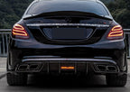 AERO CARBON - MERCEDES C CLASS W205 C63 C63S CARBON FIBRE DIFFUSER