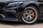 AERO CARBON - MERCEDES C CLASS W205 C63 C63S CARBON FIBRE FRONT BUMPER CANARDS