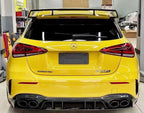 AERO CARBON - MERCEDES W177 A-CLASS / A35 / A45S GLOSS BLACK REAR SPOILER
