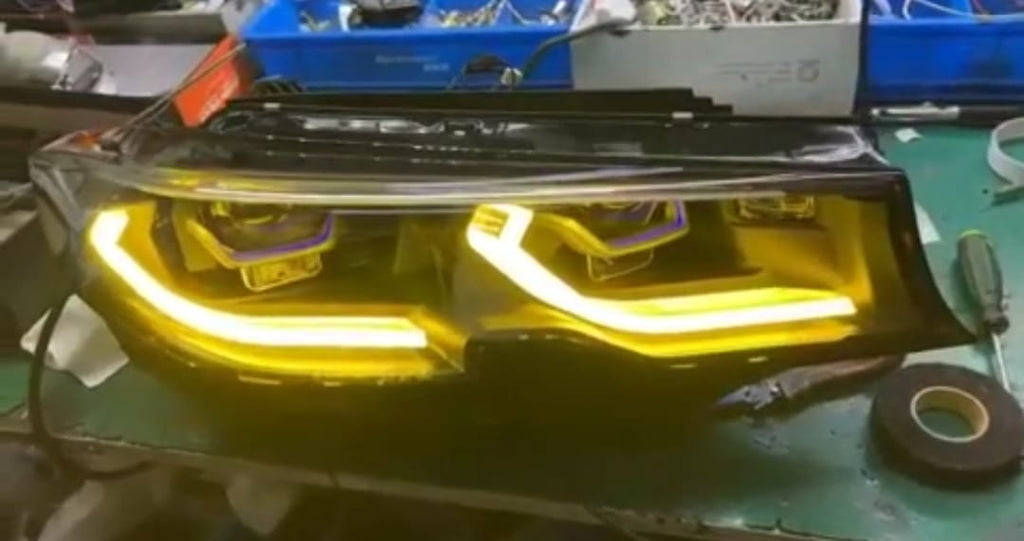 AERO CARBON - ORIGINAL BMW G20 LASER LIGHTS WITH DUAL TONE