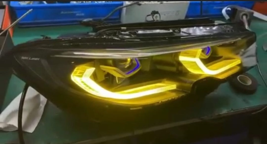 AERO CARBON - ORIGINAL BMW G20 LASER LIGHTS WITH DUAL TONE