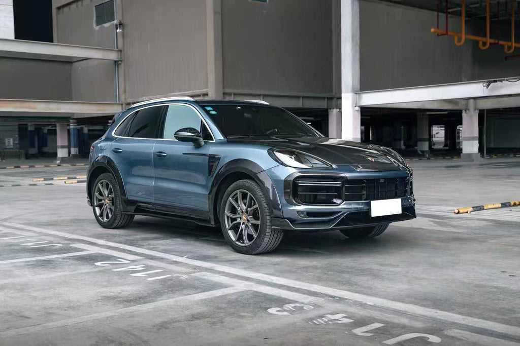 AERO CARBON - PORSCHE CAYENNE 9Y0.1 DRY CARBON FIBRE FRONT LIP