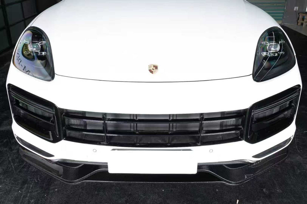 AERO CARBON - PORSCHE CAYENNE 9Y0.1 DRY CARBON FIBRE FRONT LIP