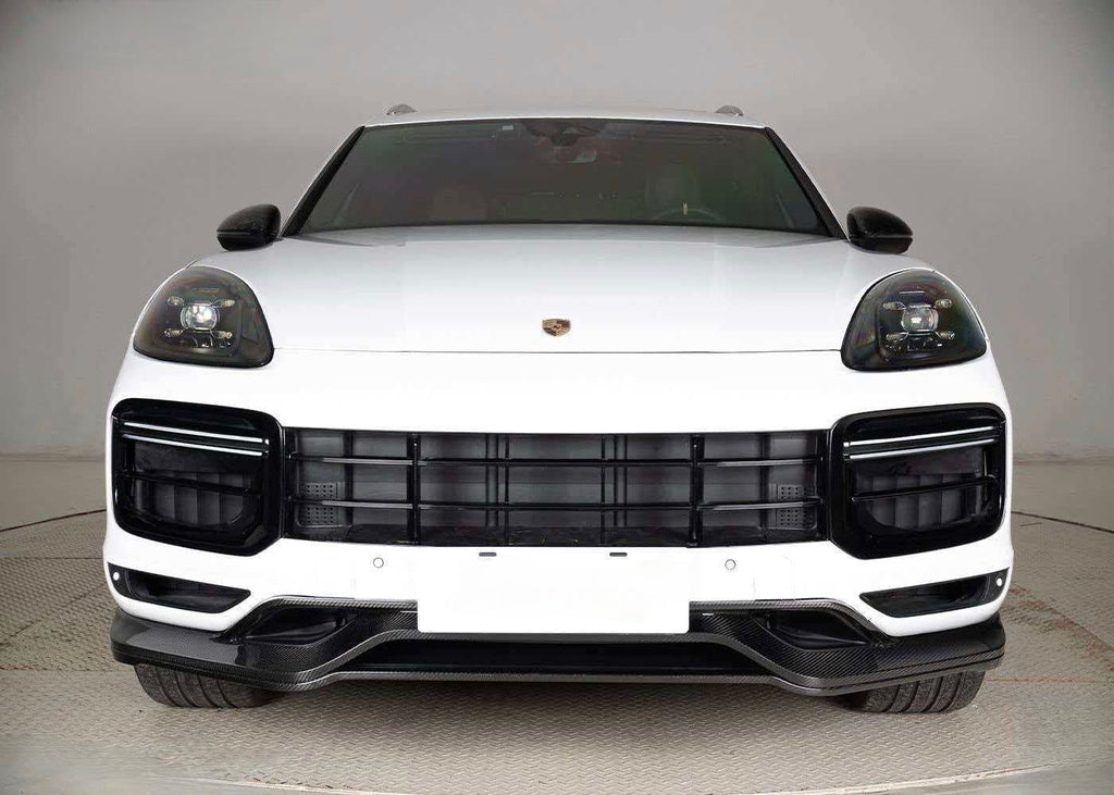 AERO CARBON - PORSCHE CAYENNE COUPE GTS DRY CARBON FIBRE FRONT LIP