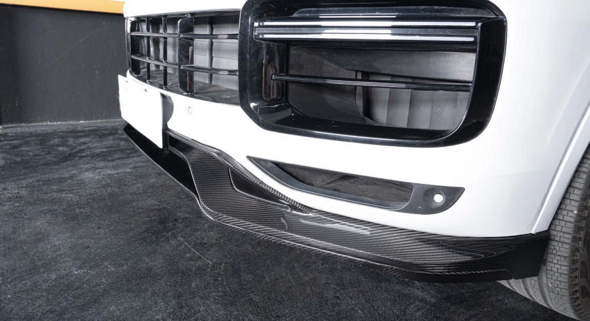 AERO CARBON - PORSCHE CAYENNE COUPE GTS DRY CARBON FIBRE FRONT LIP