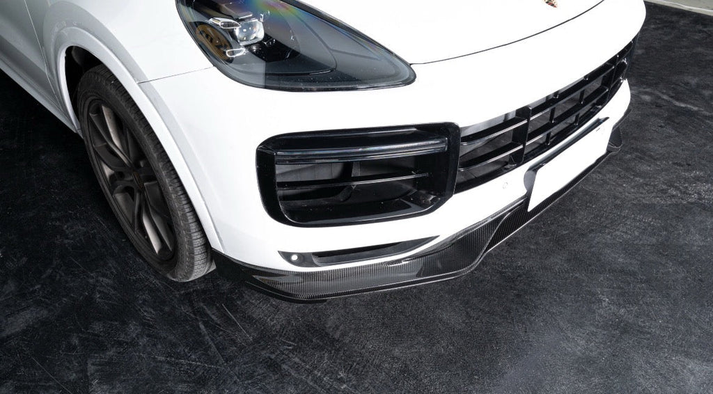 AERO CARBON - PORSCHE CAYENNE COUPE GTS DRY CARBON FIBRE FRONT LIP