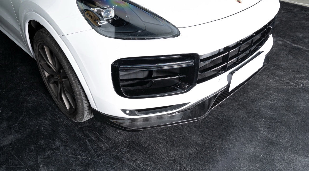 AERO CARBON - PORSCHE CAYENNE COUPE GTS DRY CARBON FIBRE FRONT LIP