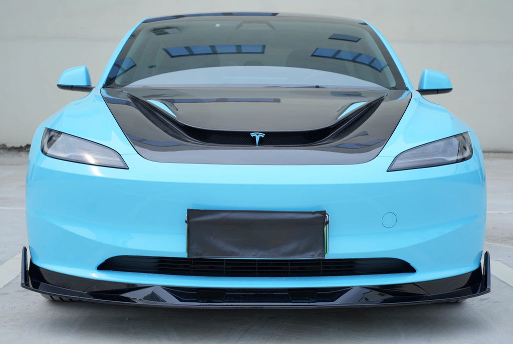 AERO CARBON - TESLA MODEL 3 HIGHLAND 2024+ DRY CARBON FIBRE HOOD BONNET