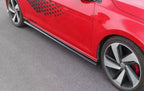 AERO CARBON - VOLKSWAGEN GOLF GTI & GOLF R MK7 MK7.5  GLOSS BLACK SIDE SKIRTS