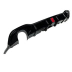 AERO CARBON - VOLKSWAGEN GOLF R LINE / GTI MK8 REAR LED DIFFUSER GLOSS BLACK