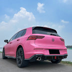 AERO CARBON - VOLKSWAGEN GOLF R LINE / GTI MK8 REAR LED DIFFUSER GLOSS BLACK