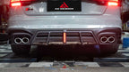 AE DESIGN - AUDI A4 / S4 B9.5 2021+ ABS PLASTIC REAR DIFFUSER