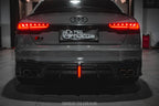 AE DESIGN - AUDI A4 / S4 B9.5 CARBON FIBRE LED REAR DIFFUSER